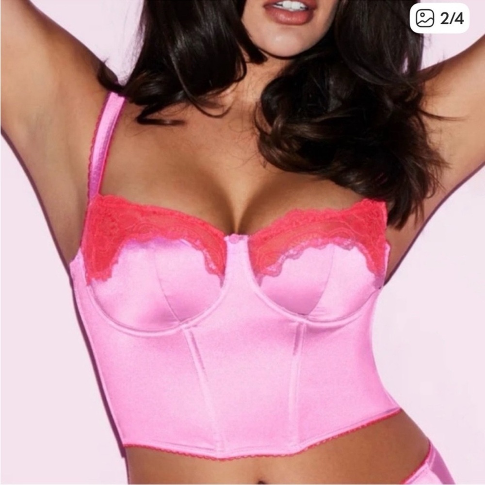 RARE Skims corset Valentine’s Day pink